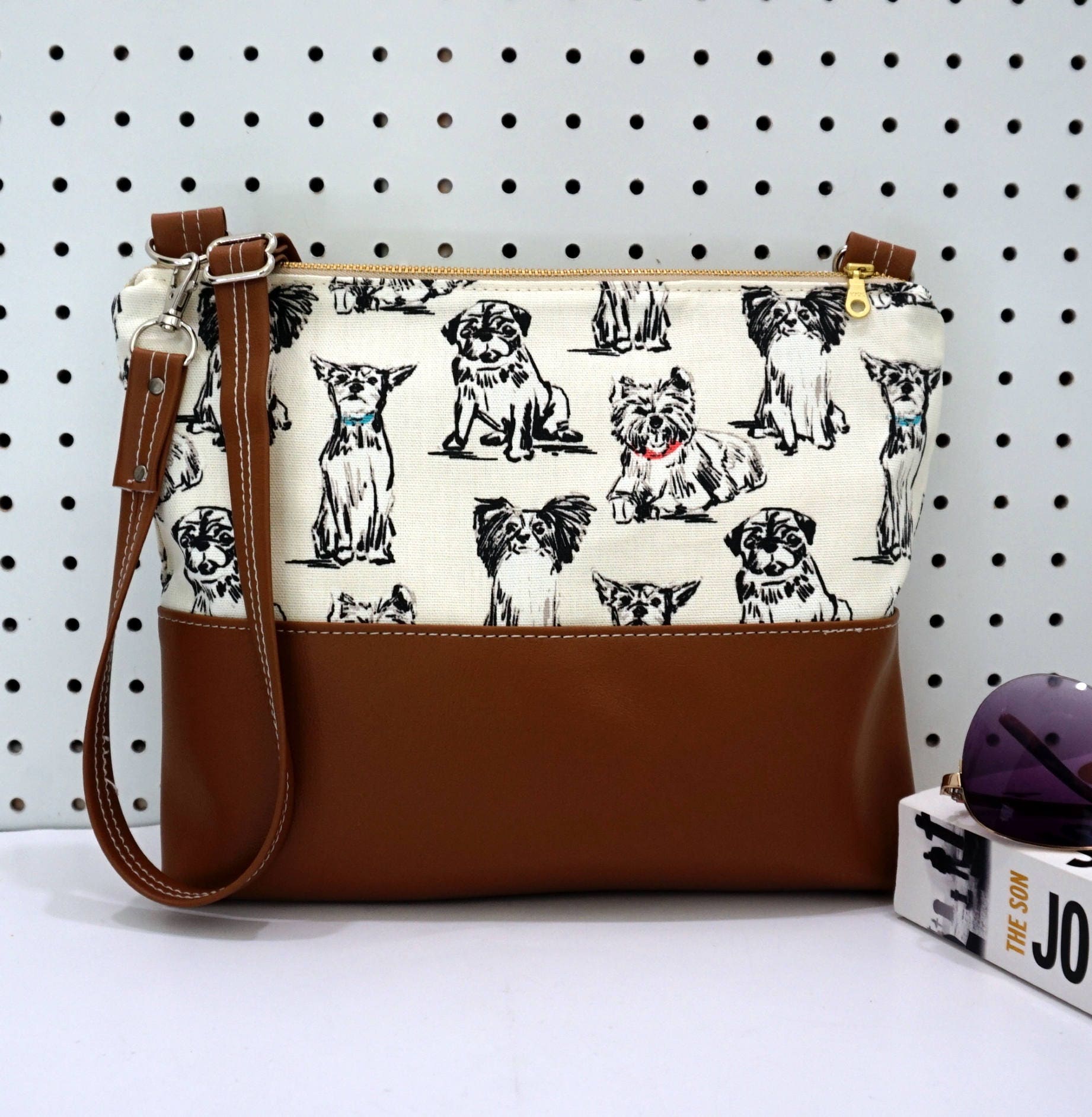 Crossbody Bag Dog Crossbody Bag Puppy Crossbody Vegan