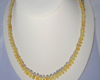 Raw Baltic Amber, Healing Amber Necklace For Adults, BUTTER Amber Beads, Anti-inflammatory, Natural Pain Relief, Headache, Back Pain, 18"
