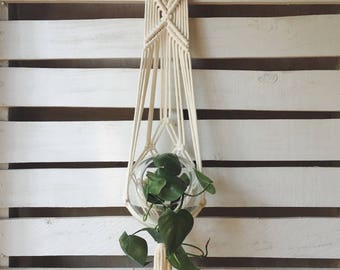 Macrame Plant Hanger, Handmade Macrame Plant Holder, Macrame, Hanging Planter, Macrame Planter, Modern Macrame, Macrame Hanging Planter