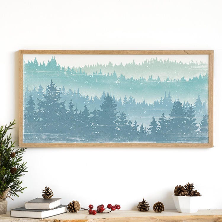 Winter Decor Winter Wall Art Rustic Decor Ideas Modern