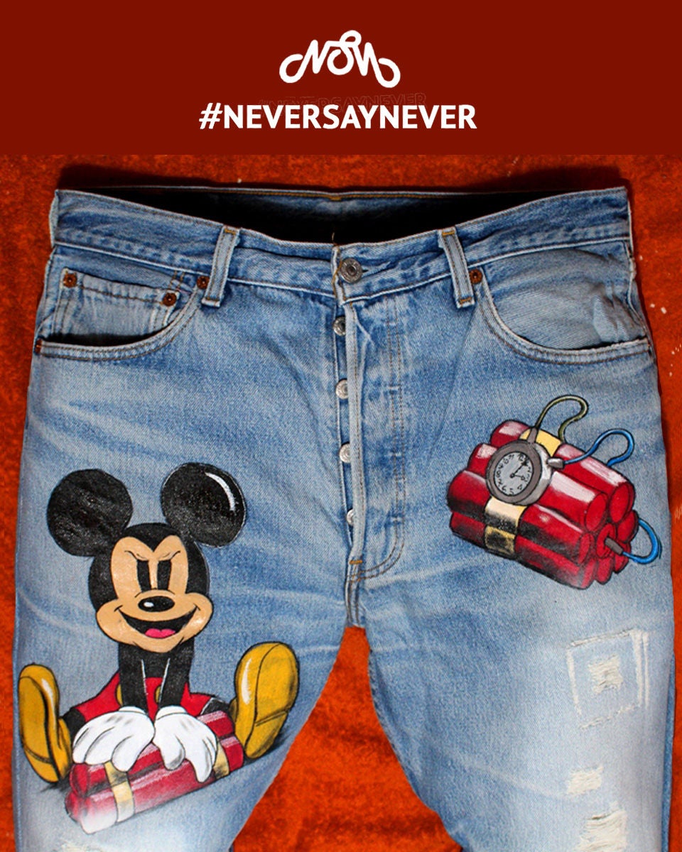 levis 501 mickey mouse