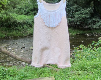 baby outfit - baby romper - fringe romper - baby girl outfit - baby girl romper - pink romper - pink outfit - 6-9 month