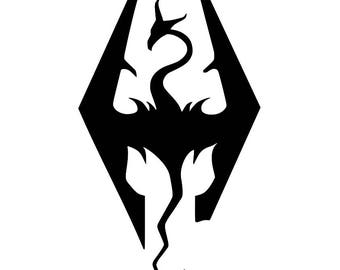 Skyrim logo | Etsy