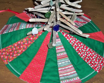 Mushroom Garden Quilted Tree Skirt GFTOHD12559