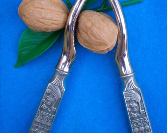 Konge Tinn Notenkraker, Norwegian Pewter, Hardangerbestek
