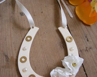 Lucky Wedding Horseshoe Gift for Bride Gift for her keepsake