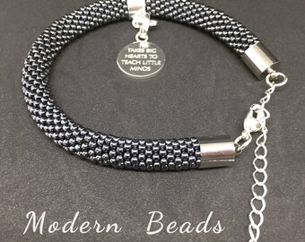 Bracelet with personalised Links of London charm