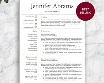 template for a professional resume