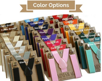 Stylish Toddler Suspenders, Wedding Suspenders, 24 COLORS, Kids Birthday Outfit, Costume Suspenders, Baby Suspenders, Boys Wedding Outfit