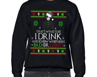 Game of Thrones, Tyrion Lannister, Lannister, Ugly Christmas Sweater, Ugly Sweater Party, Christmas Jumper, Got Ugly Sweater, Ugly Shirt