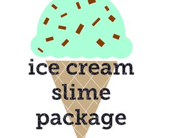 ice cream slime package