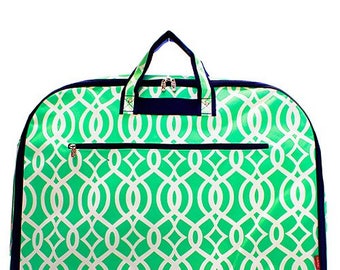 Mint Vine Garment Bag