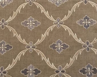 Embroidered Floral Print