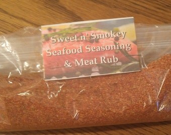 Sweet n' Smokey Seafood Seasoning & Meat Rub