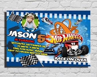 Hot Wheels Invitation, Hot Wheels Birthday Invitations, Hot Wheels Birthday Party,Hot Wheels Birthday,Hot Wheels Party Invitation,Hot Wheels