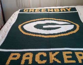 Oregon Ducks / Green Bay Packers crochet yellow/green Pom