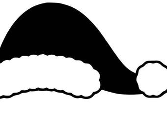 Download Santa hat svg | Etsy