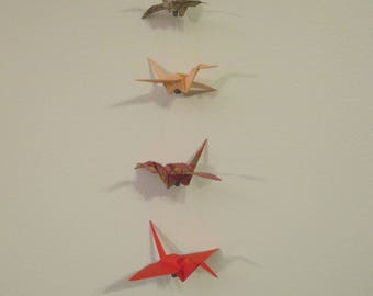 Mini Origami Crane Mobile