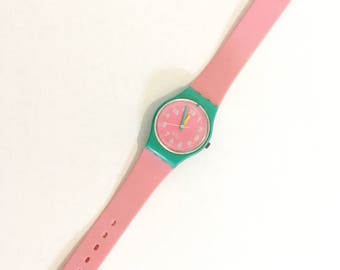1988 Swatch PINK CHAMPAGNE (LL105)