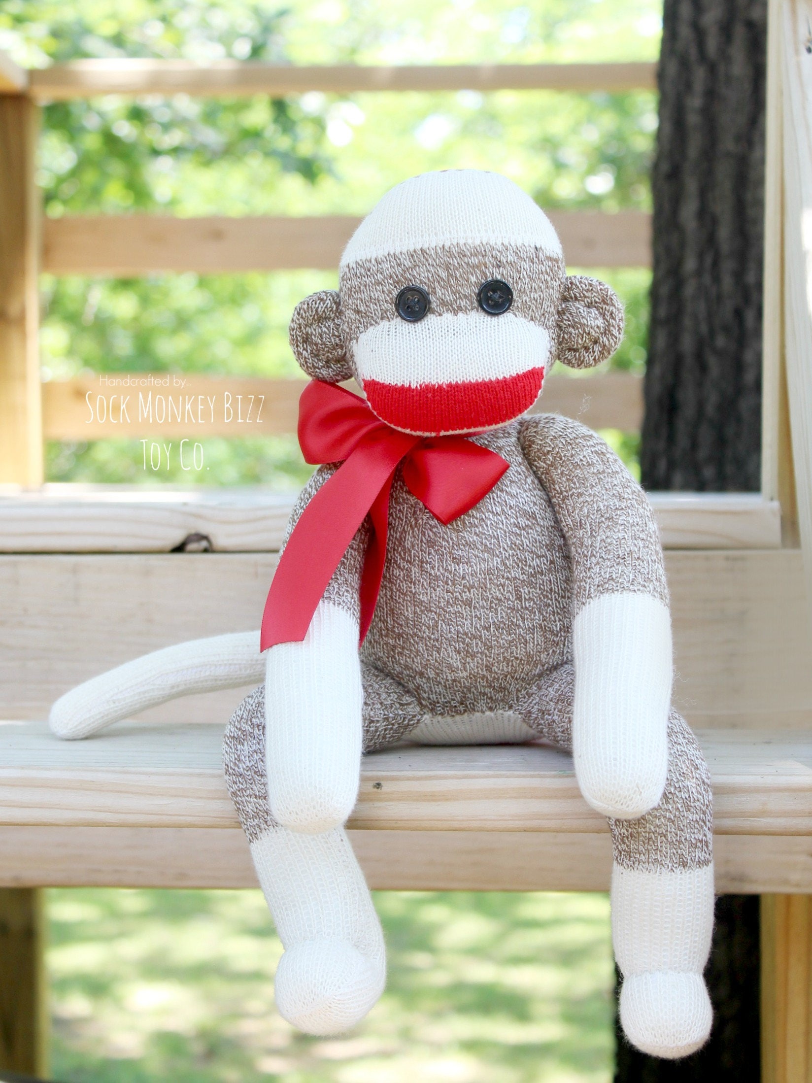 sock monkey doll