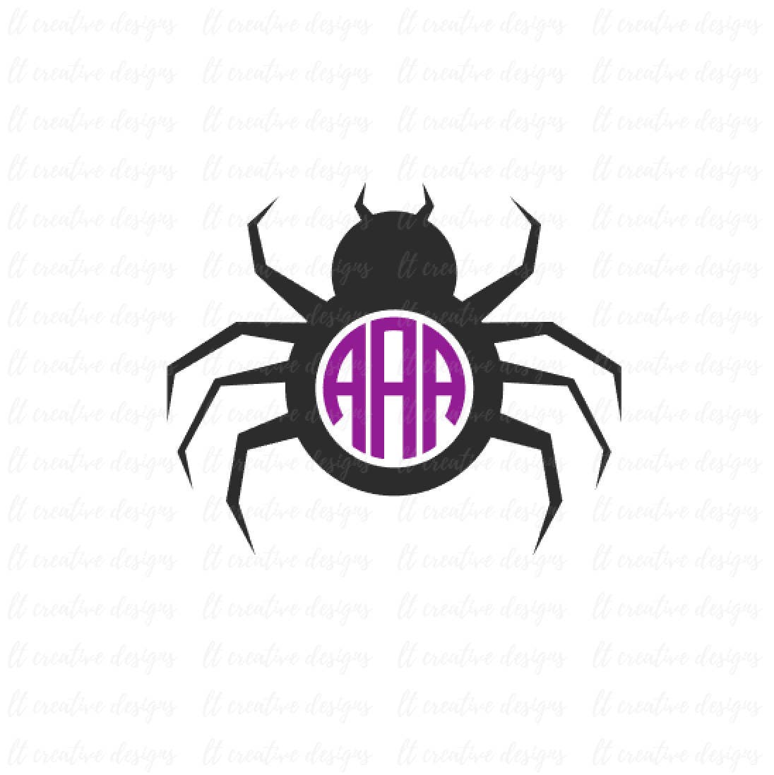 Download Spider Monogram SVG Halloween Monogram Frames Halloween SVG