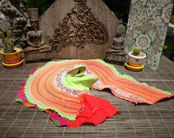 Hmong Textile Vintage Embroidered Collar