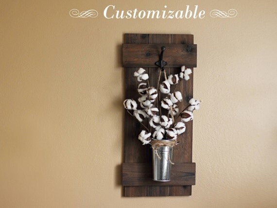 Cotton Stem Decor Rustic Wall Hanging Wooden Cotton Stem Decor Rustic Wall Hanging Wooden