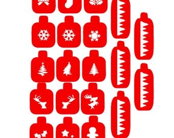 Christmas nail art | Etsy