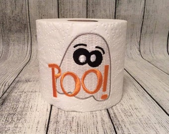 Halloween Decoration -Embroidered Halloween Toilet Paper -Halloween Party gag Gift -Halloween birthday gift -Potty Humor -Funny Gift