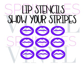 Lip Stencil Show your stripes Lipsense Sengence Distributor Marketing Lip party