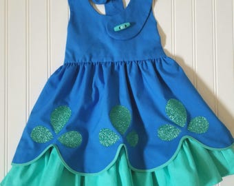 Poppy trolls inspired dress