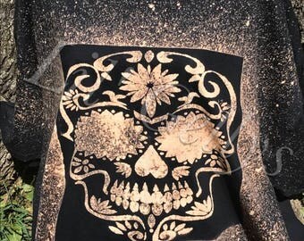 graphic tshirt,graphic tshirt men,graphic tshirt women,skull shirt,sugar skull shirt,day of the dead,sugar skull clothing,custom tshirt,