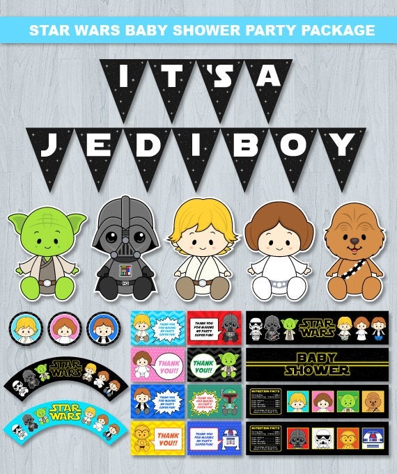 Star Wars Baby Shower Star Wars Baby Shower Decoration Star