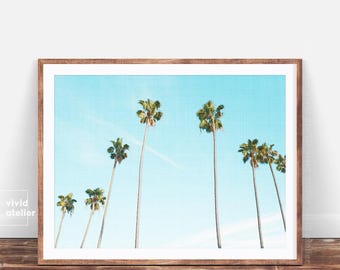 Tropical Print, Palm Print, Palm Poster, Palm Tree Print, Watercolor Palm, Palm Photography, Palm Digital Print, Palm Leaf Print, Palm Decor
