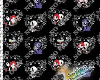 Digital printed fabric, digital printing swim fabric, brushed poly knit, minky - 1 meter