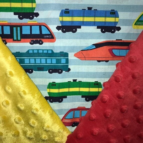 Personalized Train Blanket