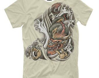 Man's T-shirt - Dragon - #ts385