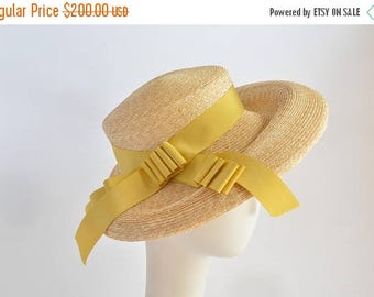 SALE 803- Straw "Jiji Bergere" Wide Brim Sun Hat