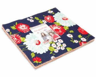 The Good Life by Bonnie & Camille - 2 Layer Cakes (55150LC) 42- 10" X 10" Squares w/Takes the Cake Pattern (215)