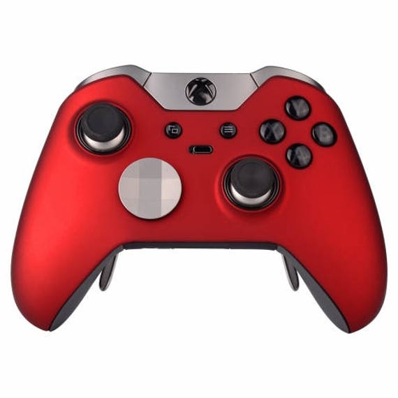 Soft Touch Red Xbox One ELITE Rapid Fire Modded Controller 40