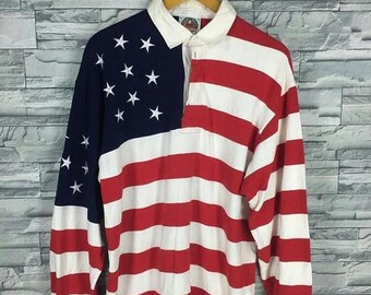 american flag rugby shirt