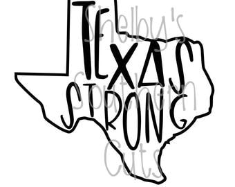 Texas Strong - SVG file