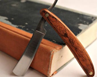Wood Handle Straight Razor