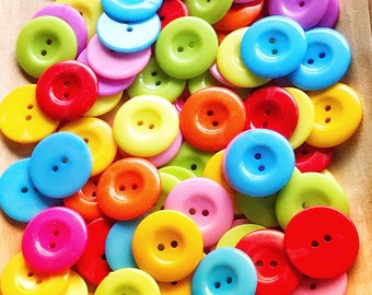 Plastic buttons | Etsy