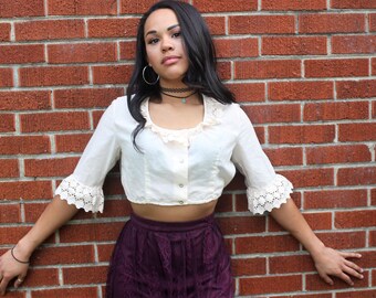 Vintage Peasant Top