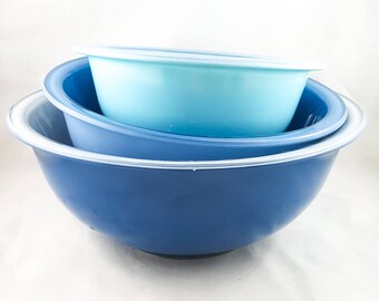 Blue pyrex | Etsy