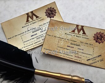 Witch/Wizard Magic License