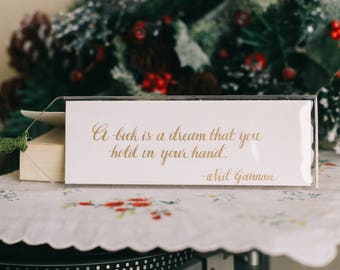 Quote bookmark | Etsy