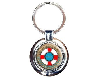 Lifesaver Ahoy! Nautical Theme Keychain Key Ring