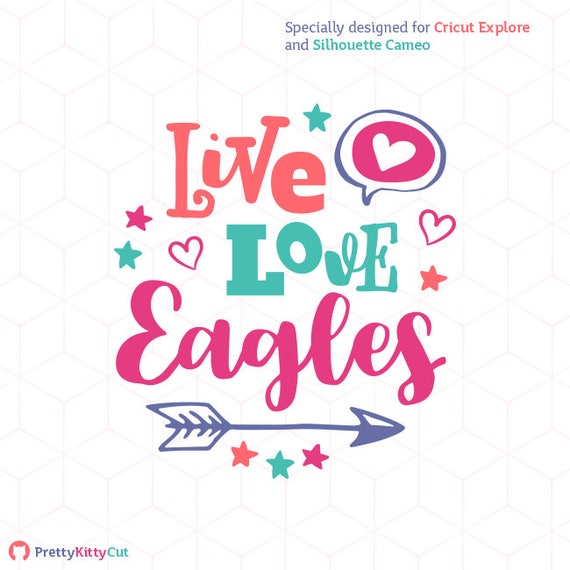 Download SVG Live Love Eagles Sport Team SVG Cut Football Basketball